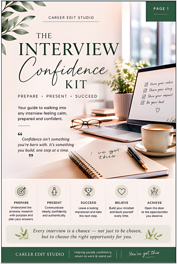 The Interview Confidence Kit workbooks